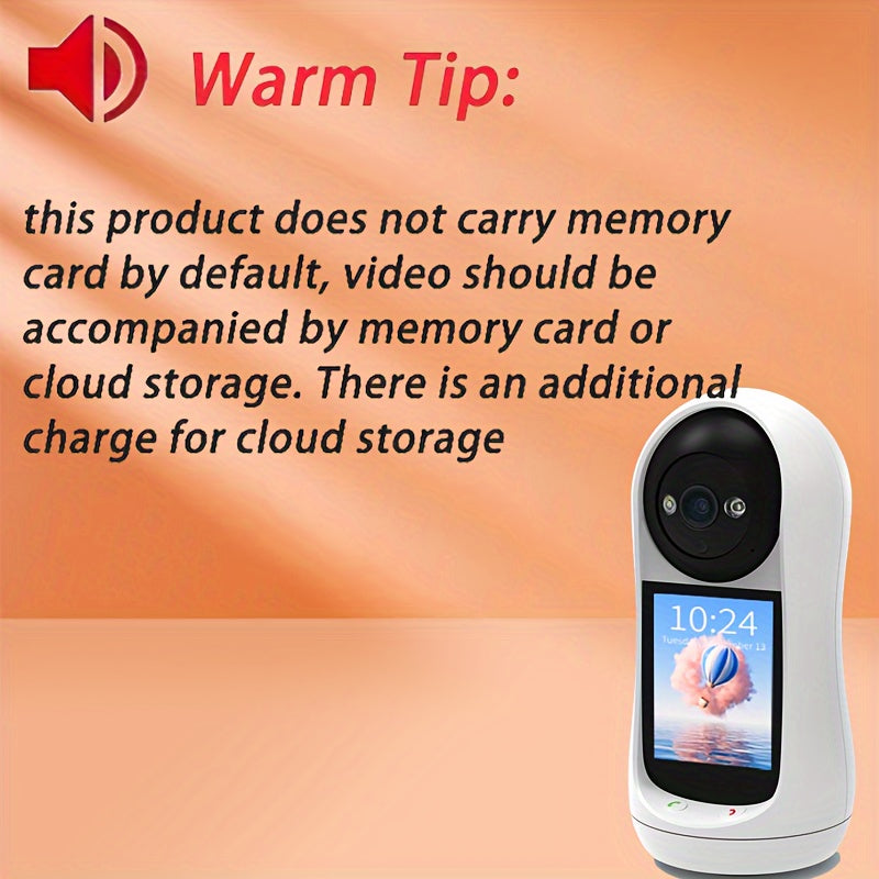 Представляем YIIYRY 1080P HD Умную Камеру Безопасности с Двойным Звуком, Обнаружением Движения, Видеозвонками и Обнаружением Звука. Эта камера предлагает беспроводное соединение WiFi, возможность питания от USB и совместима со смартфонами.