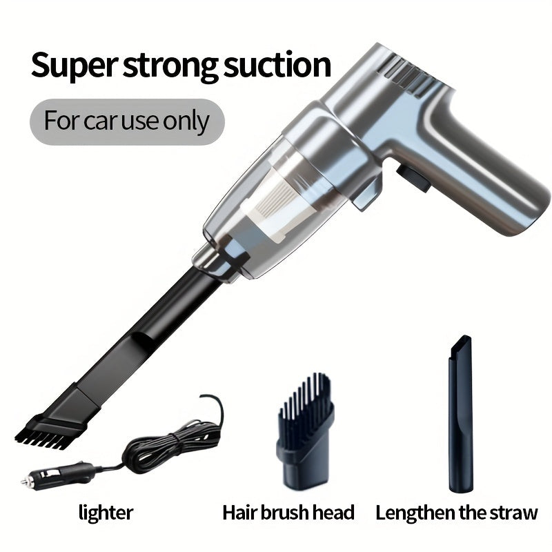 Portable Handheld Car Vacuum Cleaner with High Suction Power for Wet and Dry Cleaning