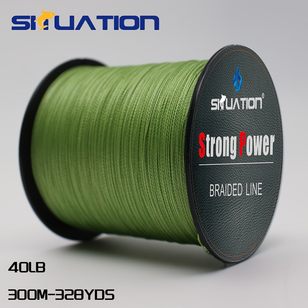 Ultra-Durable 499.87m PE Braided Fishing Line 4-Strand Anti-Abrasion Long Cast