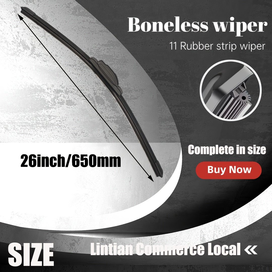 Lámina de limpiaparabrisas de goma para todas las estaciones, 11 capas, silenciosa y completamente equipada