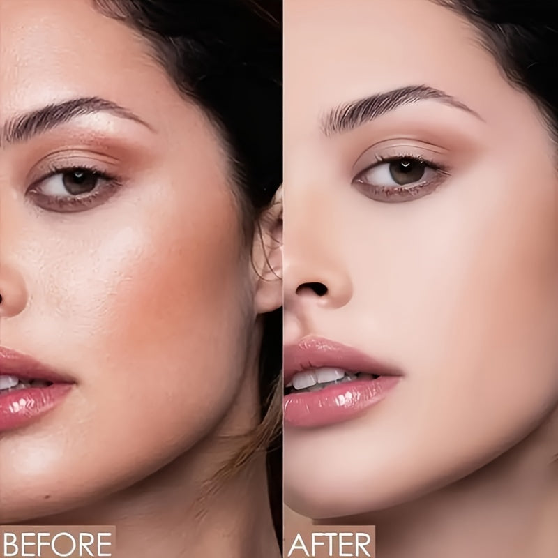 All-In-One Matte Foundation Powder for All Skin Types Fair Water-Resistant Compact