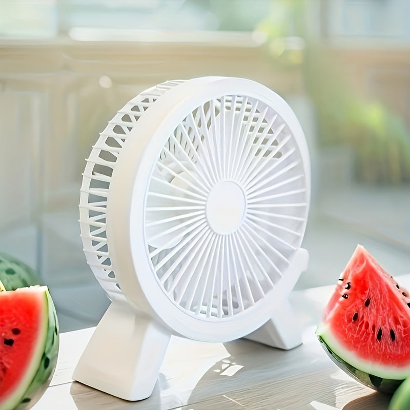 Ventilador USB para oficina en casa silencioso portátil de plástico sin batería