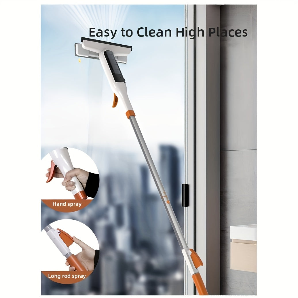 Mustahkam Metall Qo'lqopli Ko'p Maqsadli Spray Mop - Derazalarni, Polni va Hammom Shishasini Tozalash uchun Mukammal