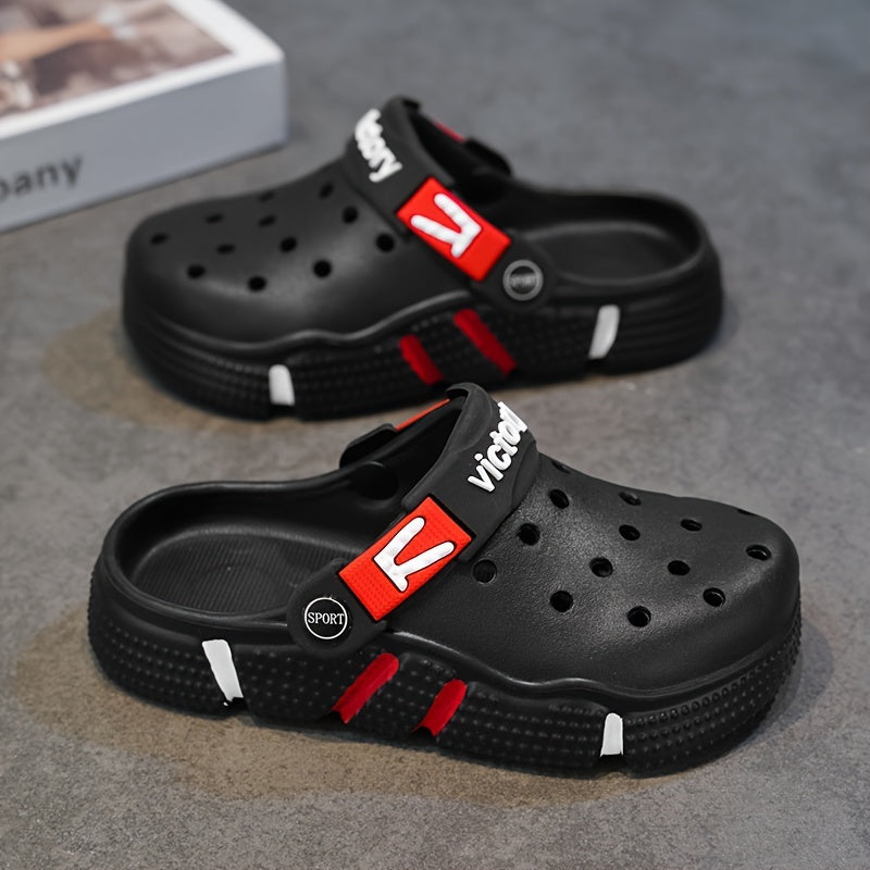 Дышащие EVA-тапочки для детей для мальчиков и девочек, всесезонные, нескользящие, для дома и улицы