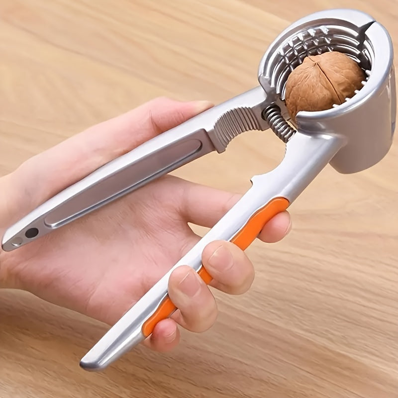 Stainless Steel Nutcracker for Walnuts Hazelnuts and Pine Cones Kitchen Tool