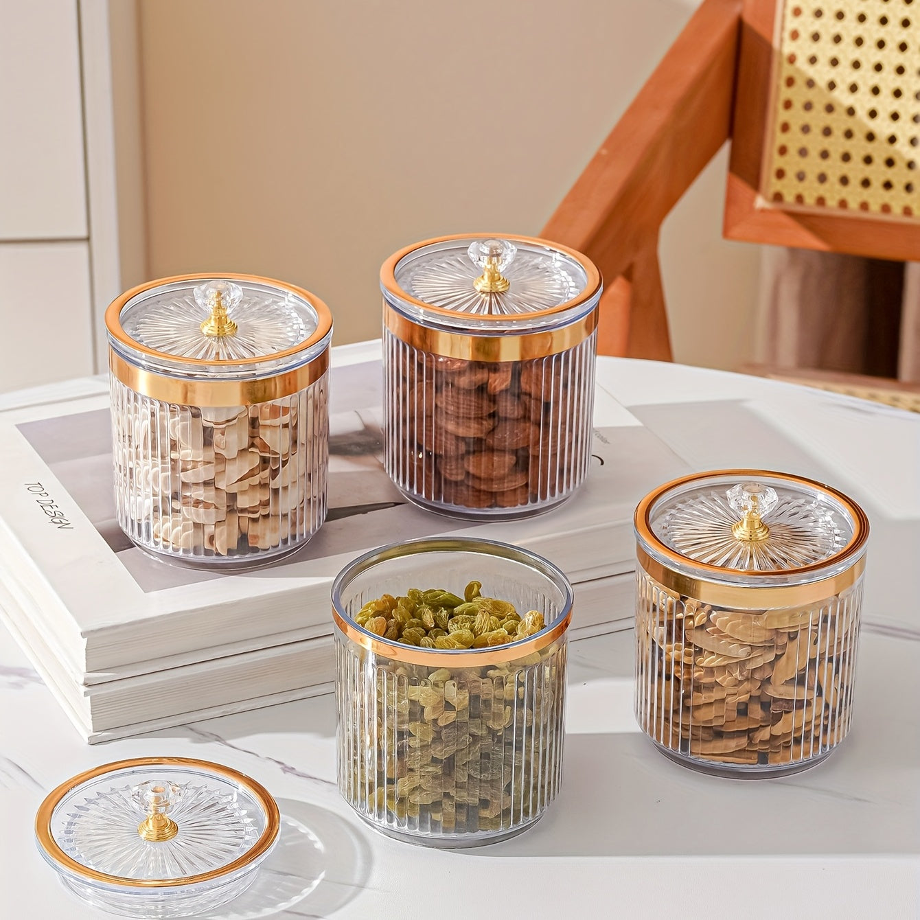 Acrylic Sugar Jar for Parties and Celebrations 7cm Table Decoration