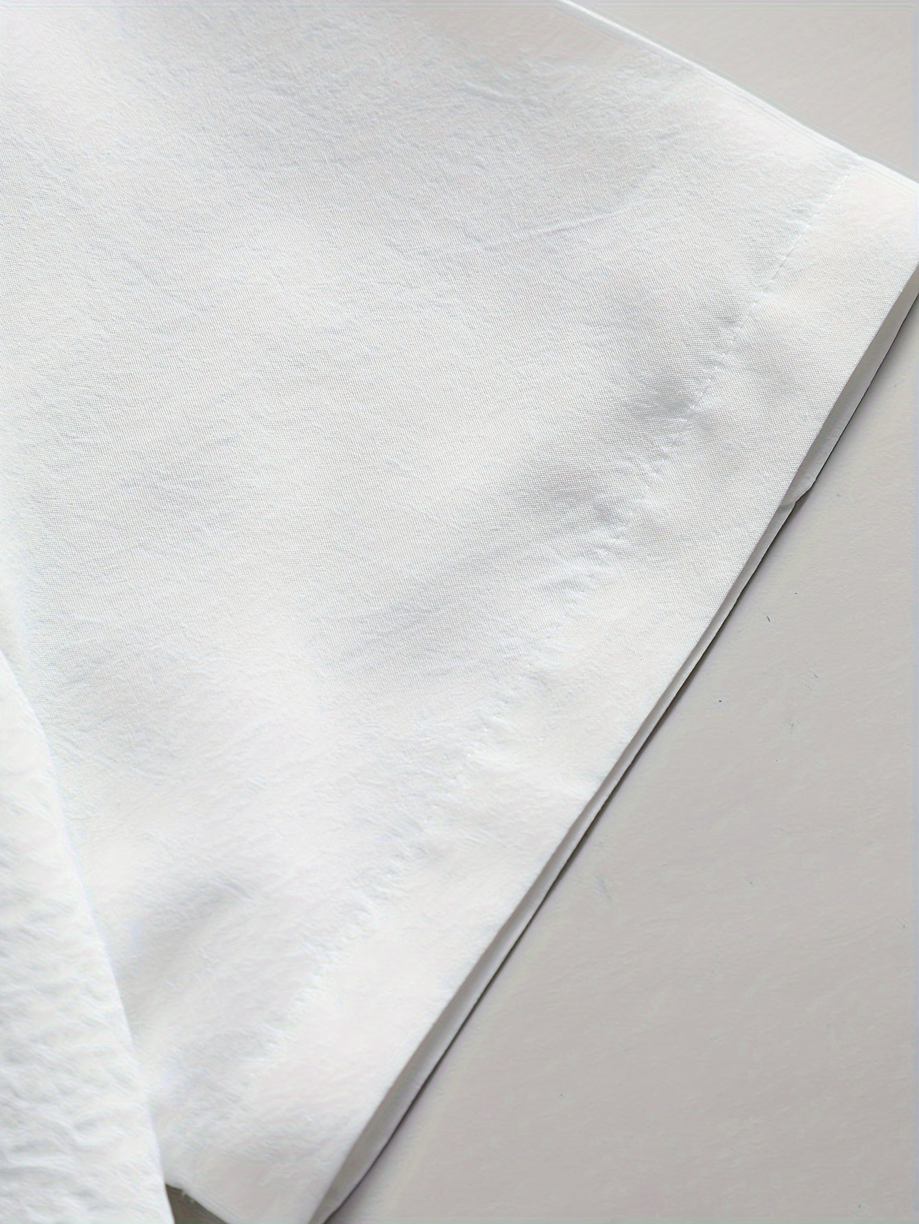 Men's Beige Short Sleeve Dress Shirt Polyester Solid Casual Office Plus Size