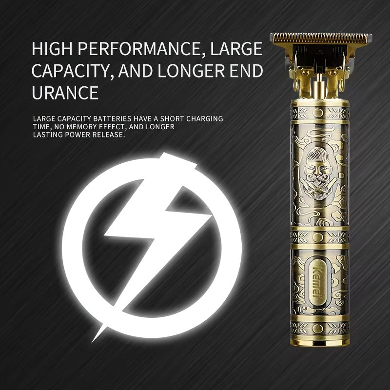 Электрическая машинка для стрижки волос с USB-зарядкой, аккумулятор 800 мАч, 5 насадок, чехол для переноски