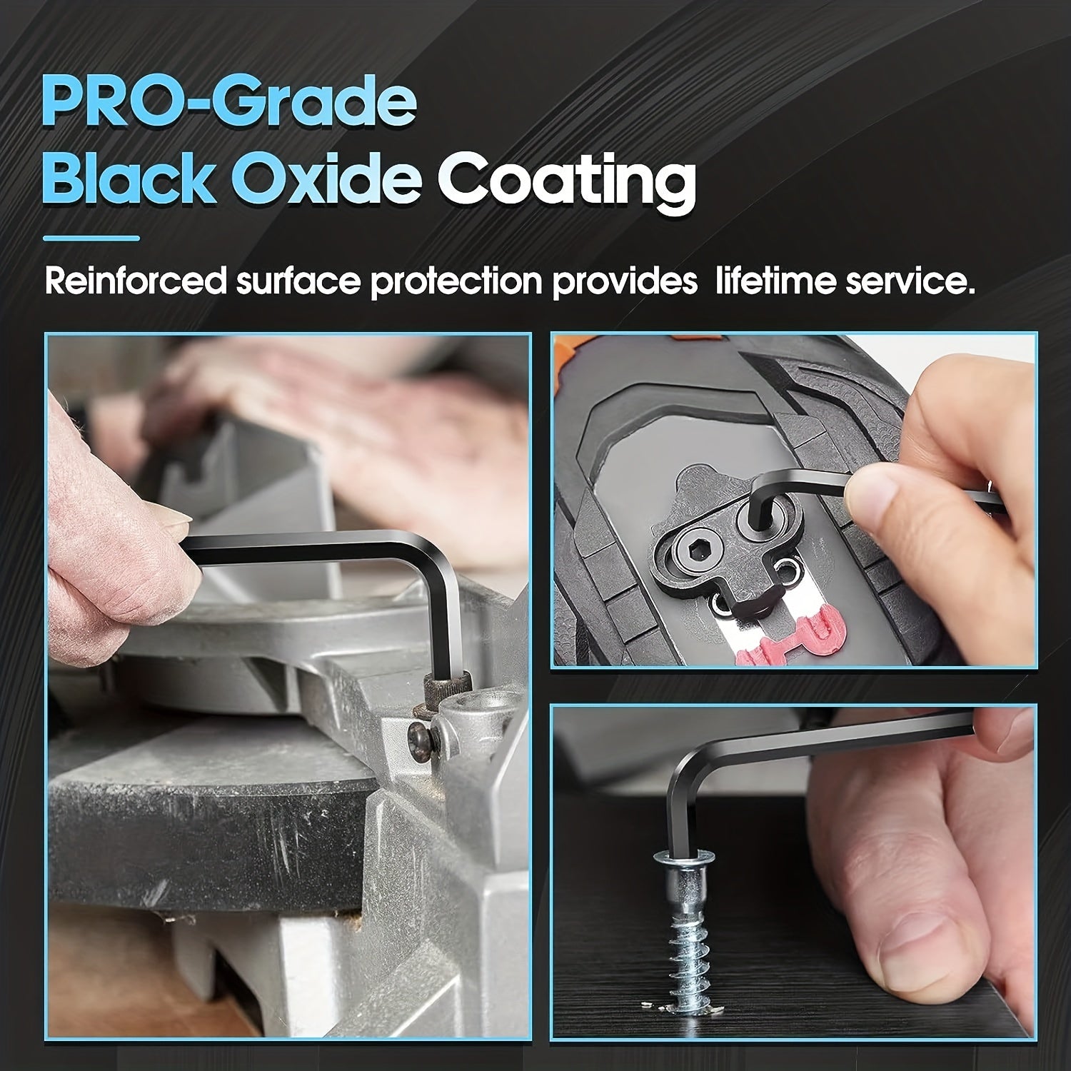 Juego de llaves Allen de 36 piezas en SAE y métrico con Torx y cabeza esférica