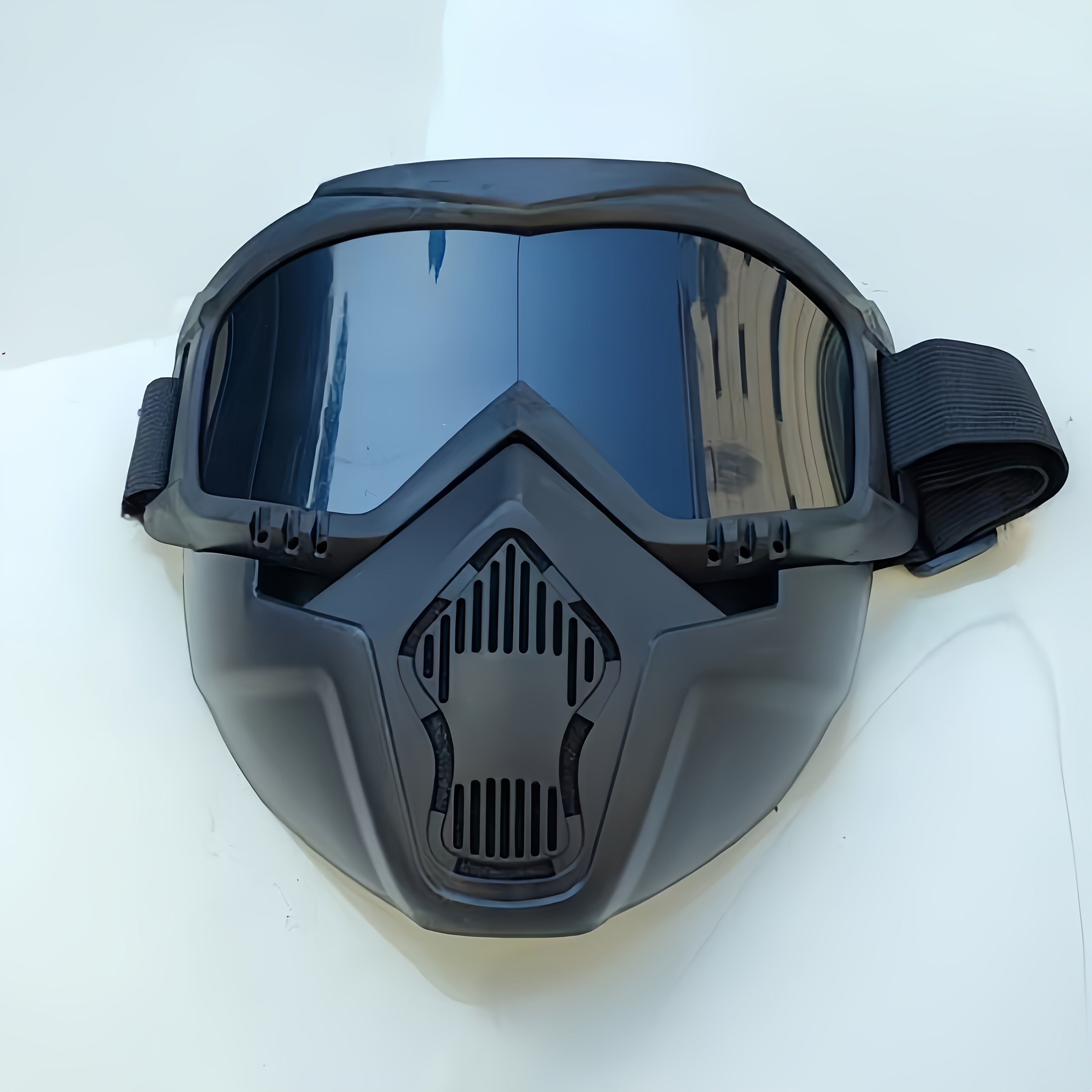 To'liq yuzli HD niqob 4 rangda - Ko'p funksiyali, shamol o'tkazmaydigan, sozlanadigan tasmalarga ega. Tashqi sportlar, velosipedda yurish va sanoat ishlari uchun ideal.