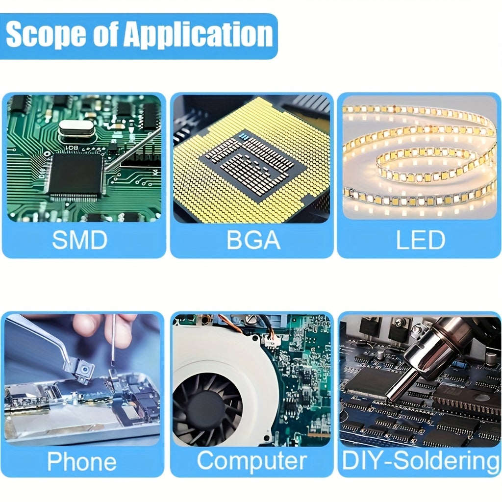 Solder Wire Metal Lead-Free Rosin Core for Electrical Repair 0.6-1.0mm