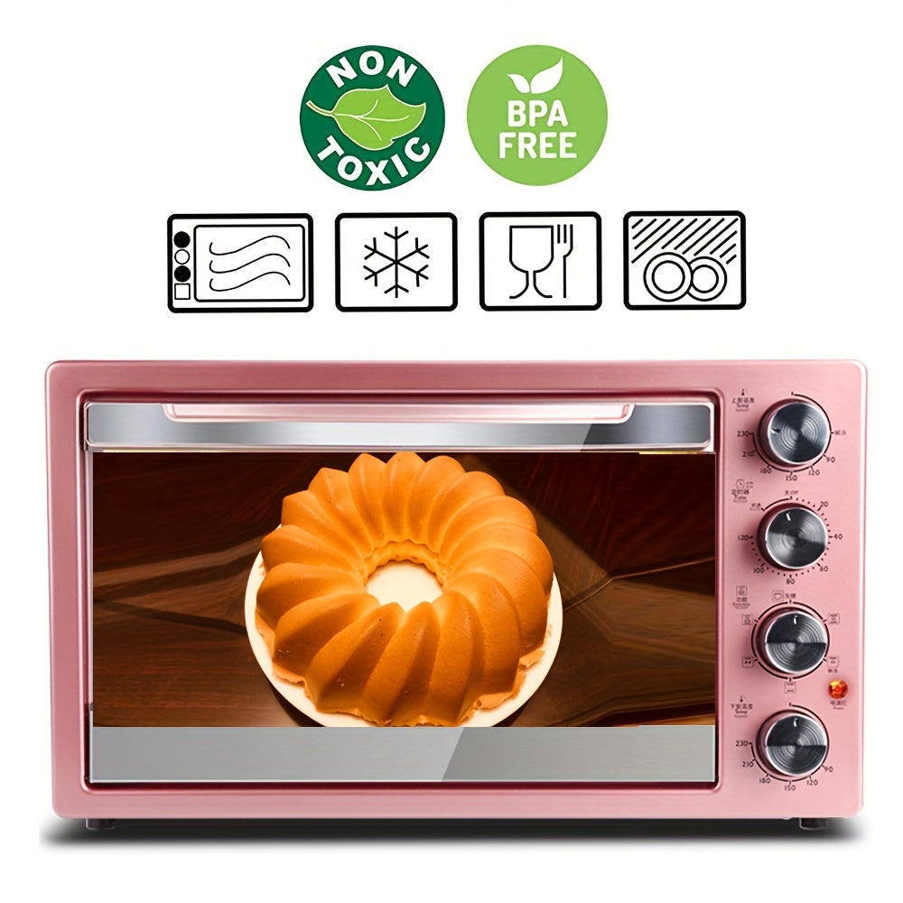Silicone Bundt Cake Pan 19.05cm Non-Stick Microwave Safe Dishwasher Safe for Chiffon Cakes Jelly Rings