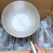 Stainless Steel Wok for Stir-Frying and Cooking Eggs, Durable Kitchen Essential