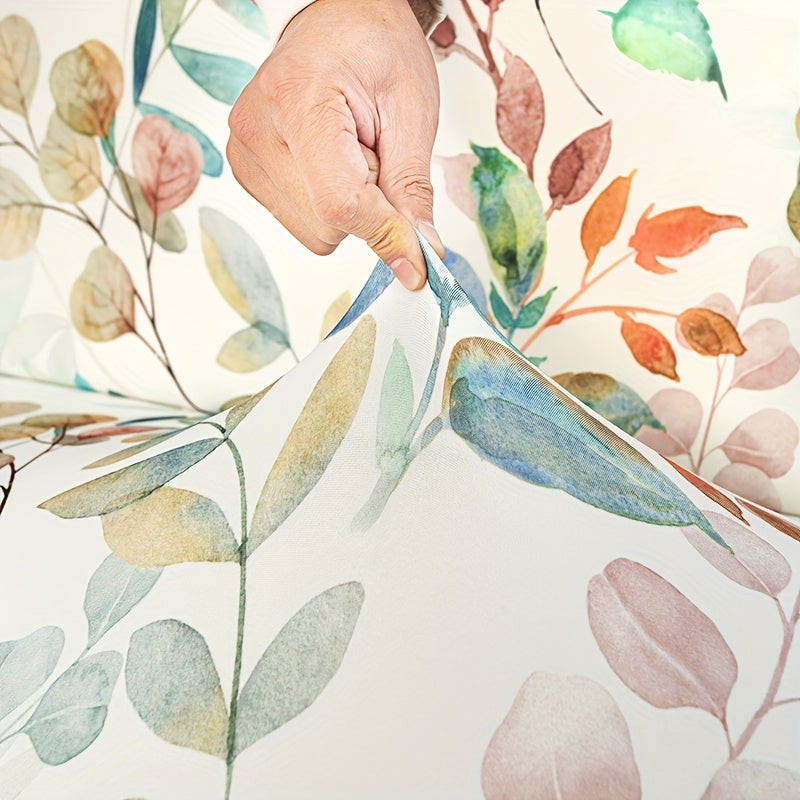 Стильный чехол для дивана с цветочным принтом, который эластичный и защищает вашу мебель в спальнях, офисах и гостиных.