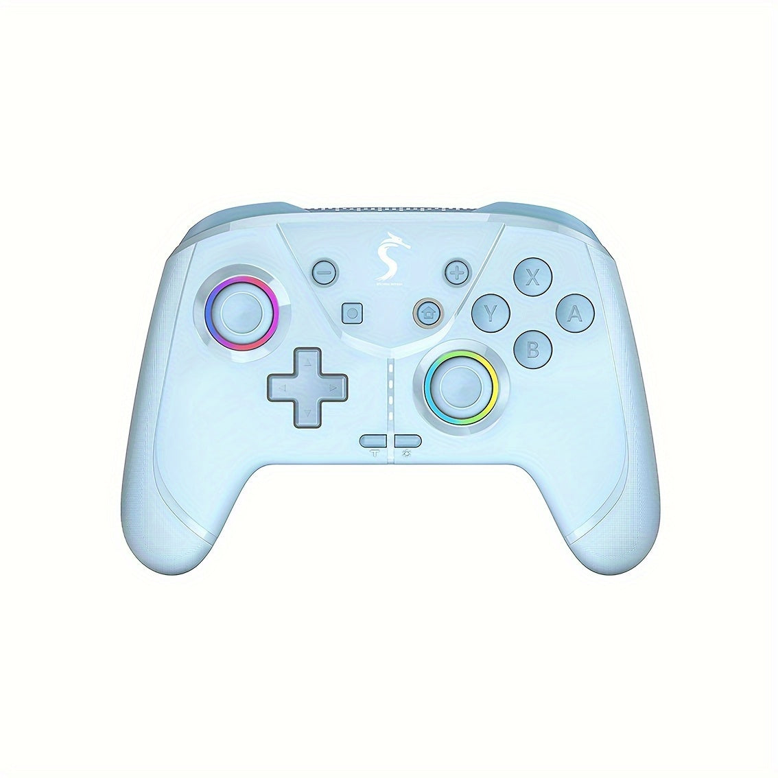 Wireless Game Controller with RGB Lights Dual Motors 6-Axis Gyro for Nintendo Switch Windows Android