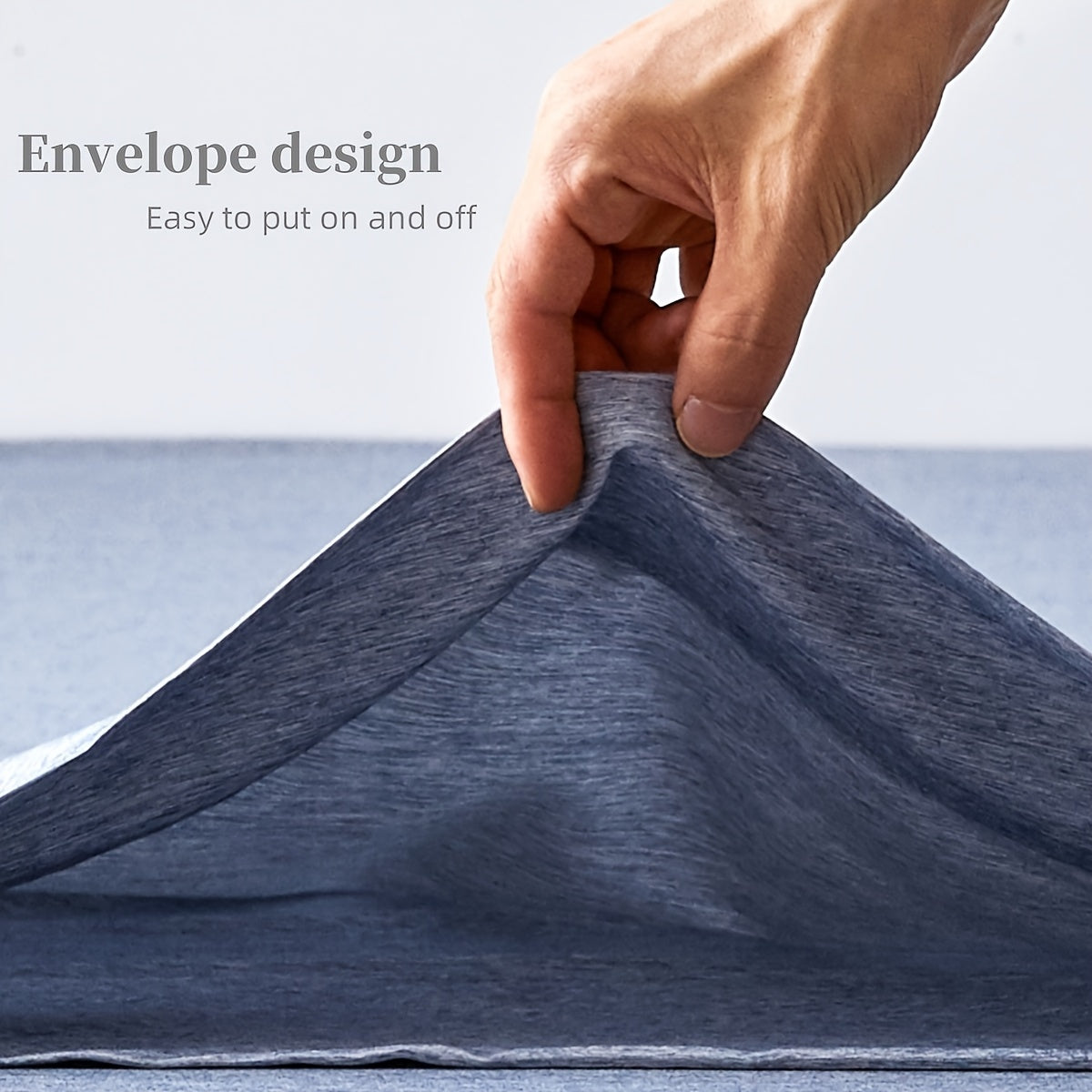 Two Pieces Polyester Flocked Rope Pillowcases Breathable Soft Hotel Quality