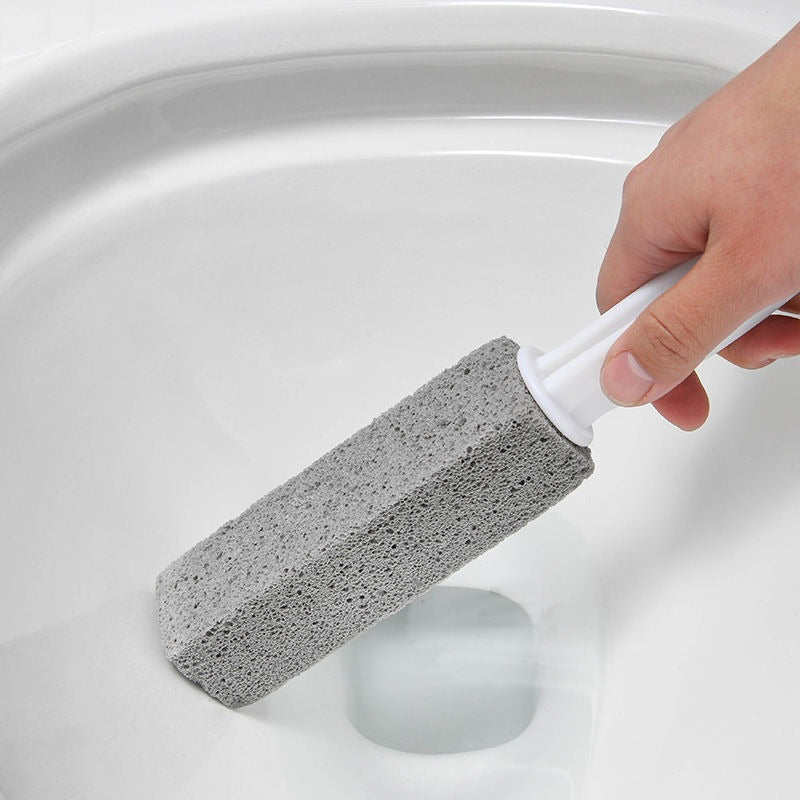 Bathroom Pumice Stone Toilet Brush for Stain Removal and Scale Cleaning