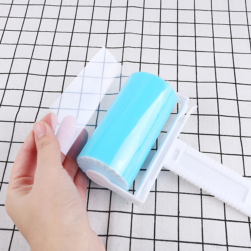 3-Piece Extendable Long-Handle Lint Roller Set for Carpet Clothing Pet Hair Remover