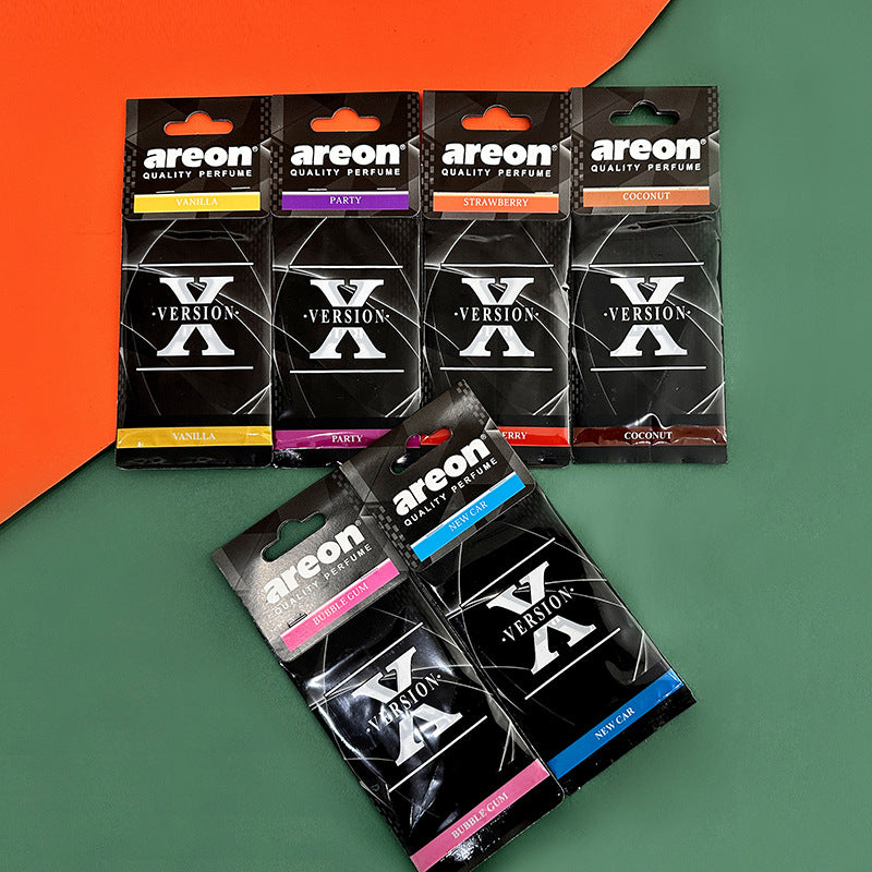 6Pcs Car Fragrance Pendant Indoor Aroma Tablets Wardrobe Hanging Charms