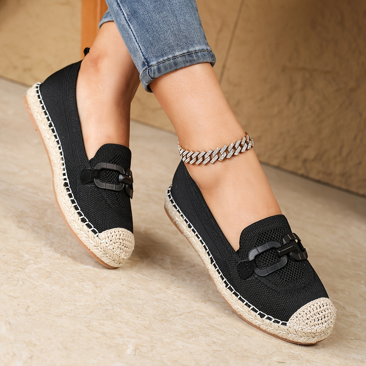 Women Slip-On Loafers All-Season Breathable Mesh Lightweight Flat Shoes