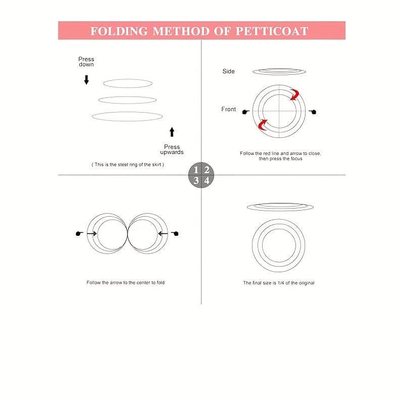 Women's Black Tulle Petticoat for Weddings and Special Occasions Polyester Easy to Wash