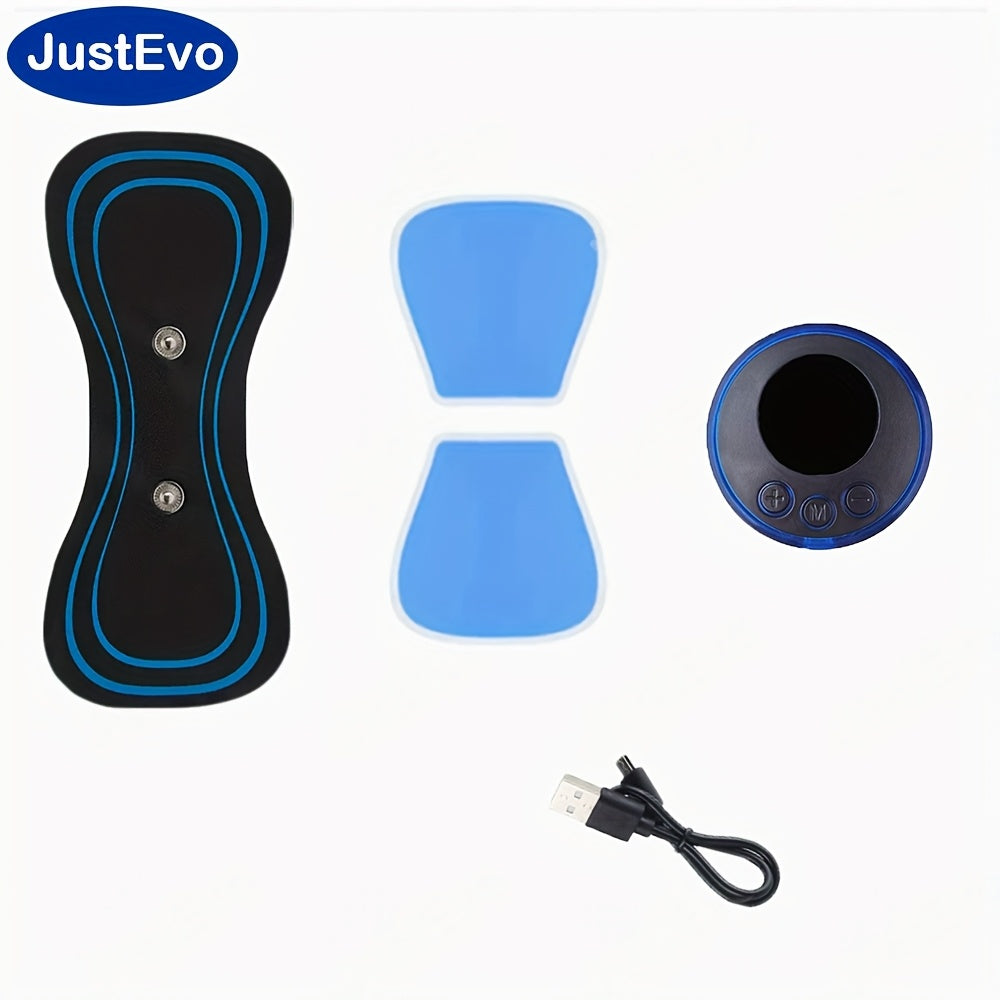 EMS Mini Massage Stickers Portable Rechargeable USB Neck Shoulder Full-Body Massager