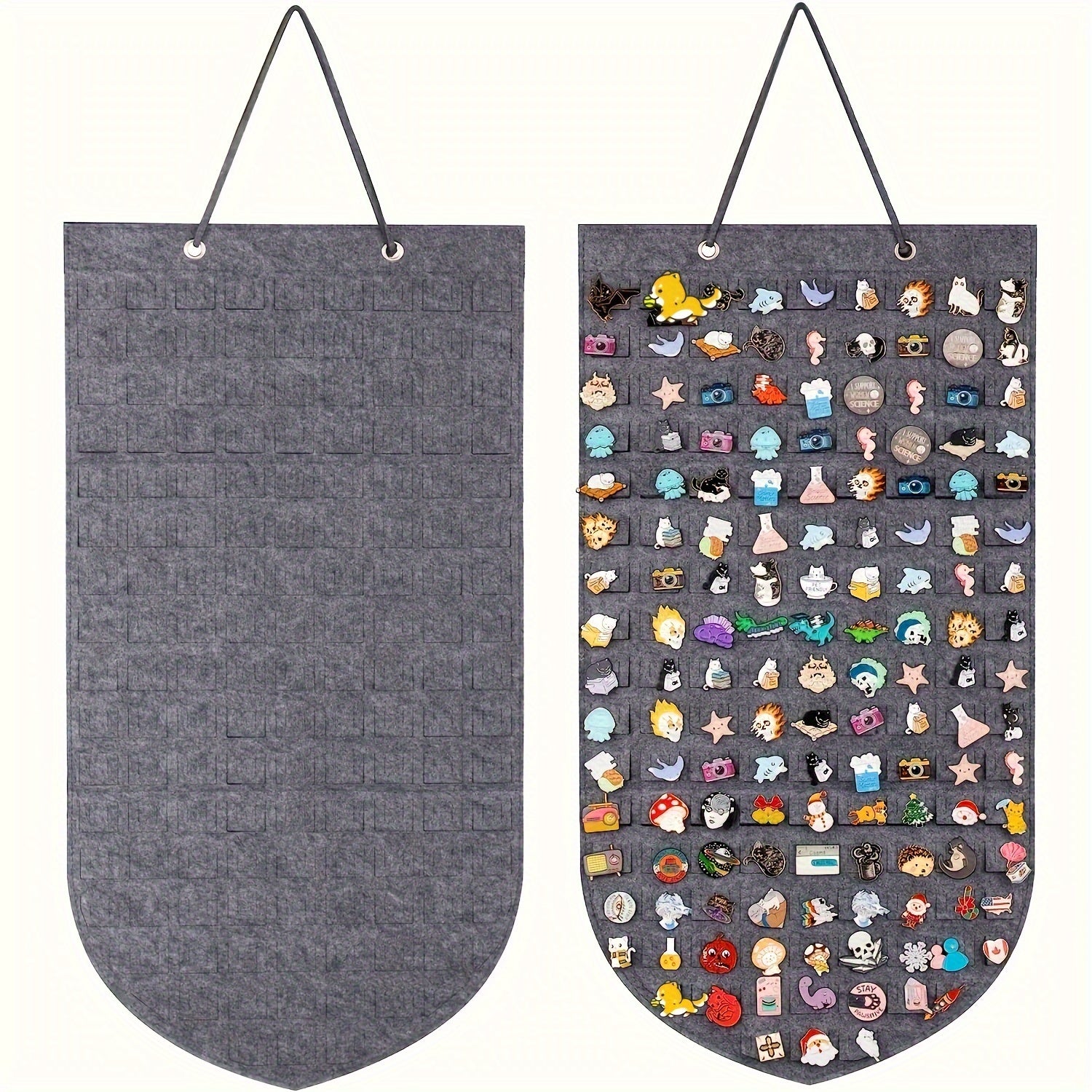 Jewelry Storage Bag for Hanging Brooch Pins and Lapel Pins Wall Organizer