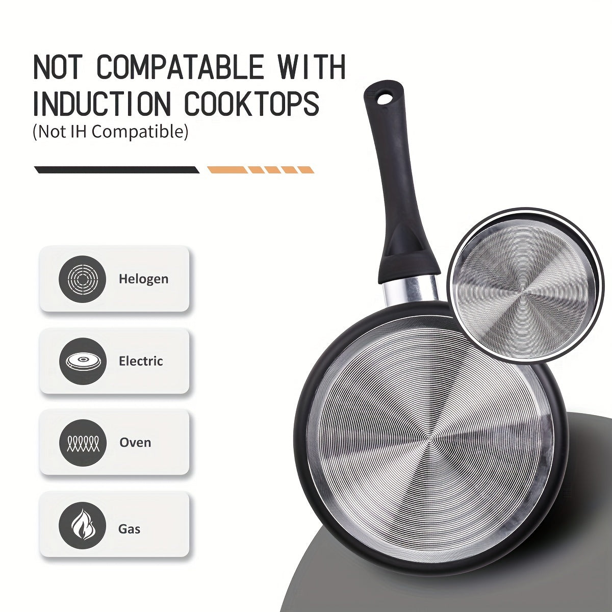 Juego de utensilios de cocina de aluminio antiadherente de 10 piezas con ollas y sartenes