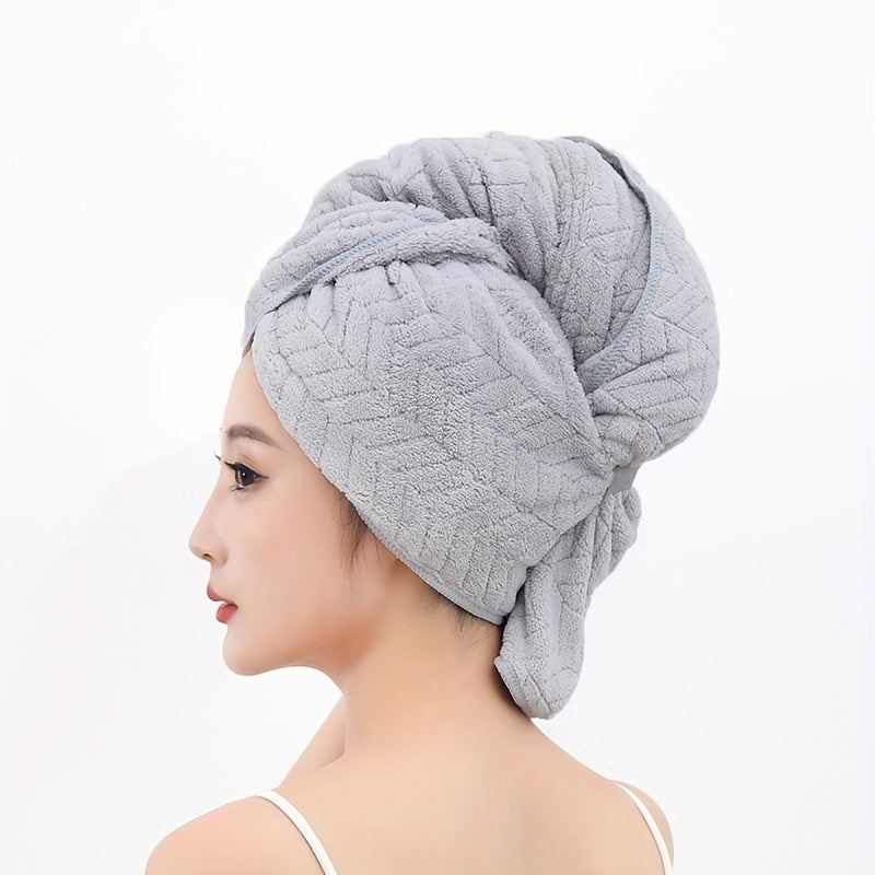 Women’s Space-Themed Hair Towel Wrap Absorbent Polyester Nylon Spa Shower Bath