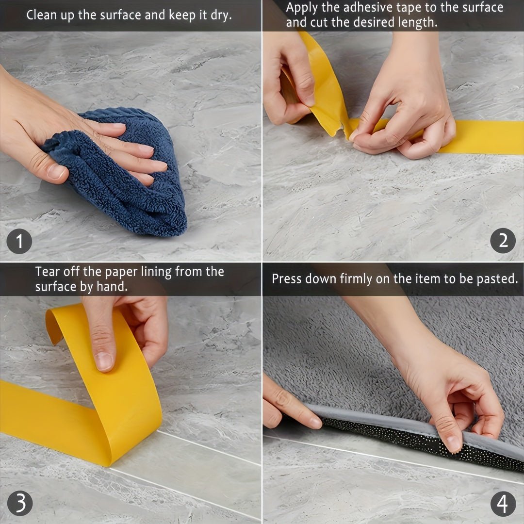 Heavy Duty Double-Sided Tape with Fiberglass Mesh Waterproof Transparent Mounting Tape for Walls Glass and Surfaces