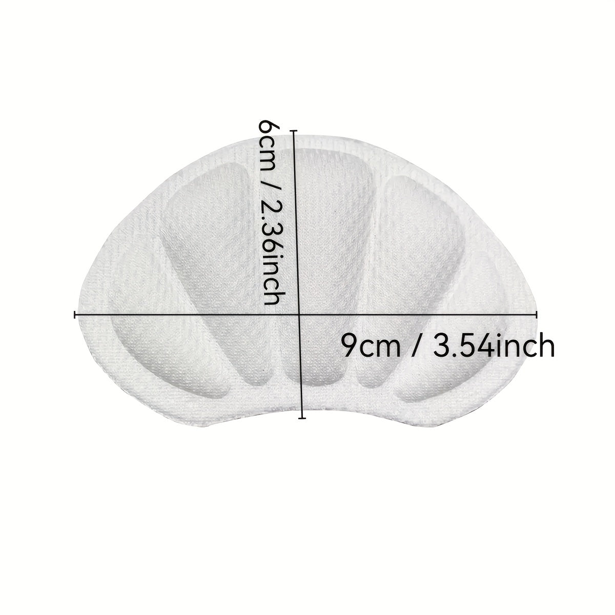 8-Pair Heel Grips Self-Adhesive Gel Shoe Protectors for Blisters and Slipping