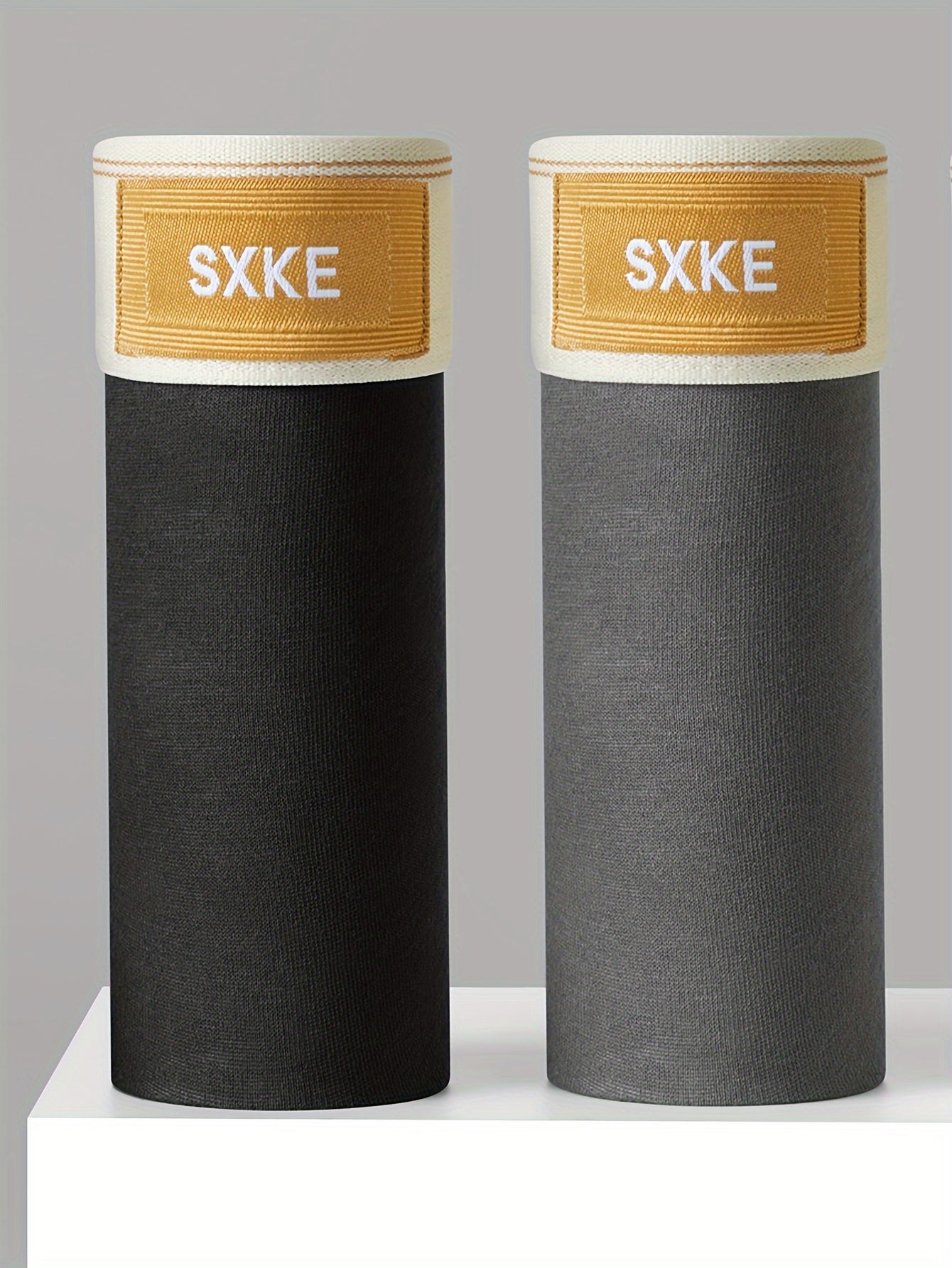 Мужской комплект боксеров-слипов из 4 штук, дышащие хлопковые короткие трусы для ежедневного комфорта