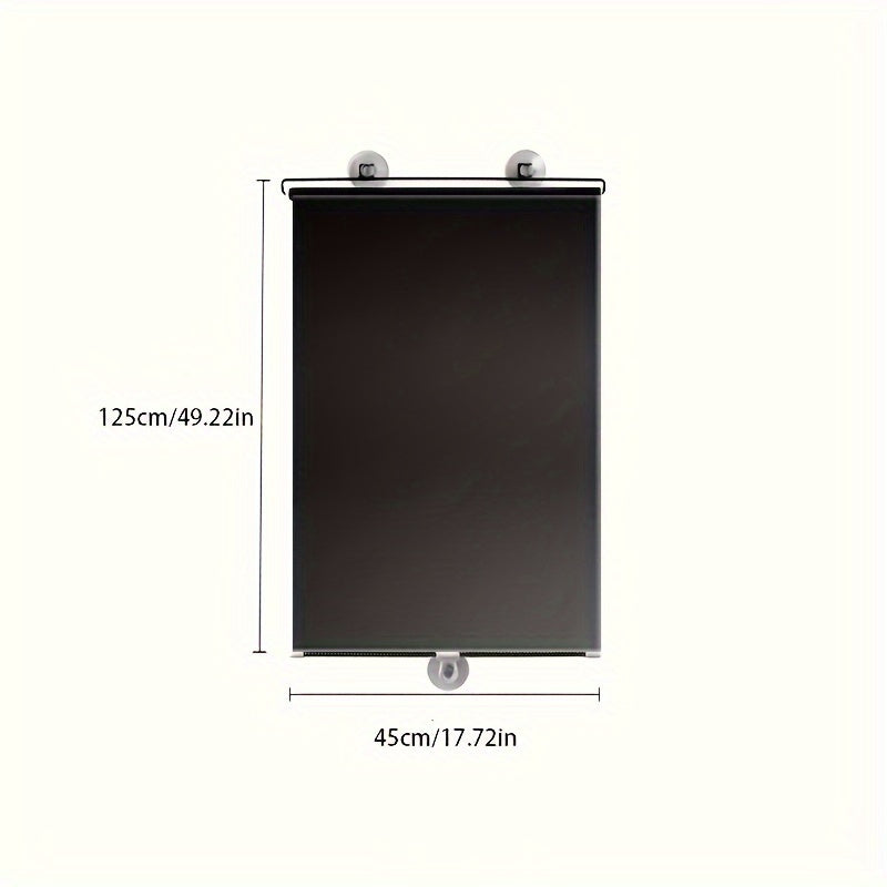 Persianas enrollables de instalación sin taladro, cortinas retráctiles para bloquear la luz y UV, para oficina, cocina, balcón