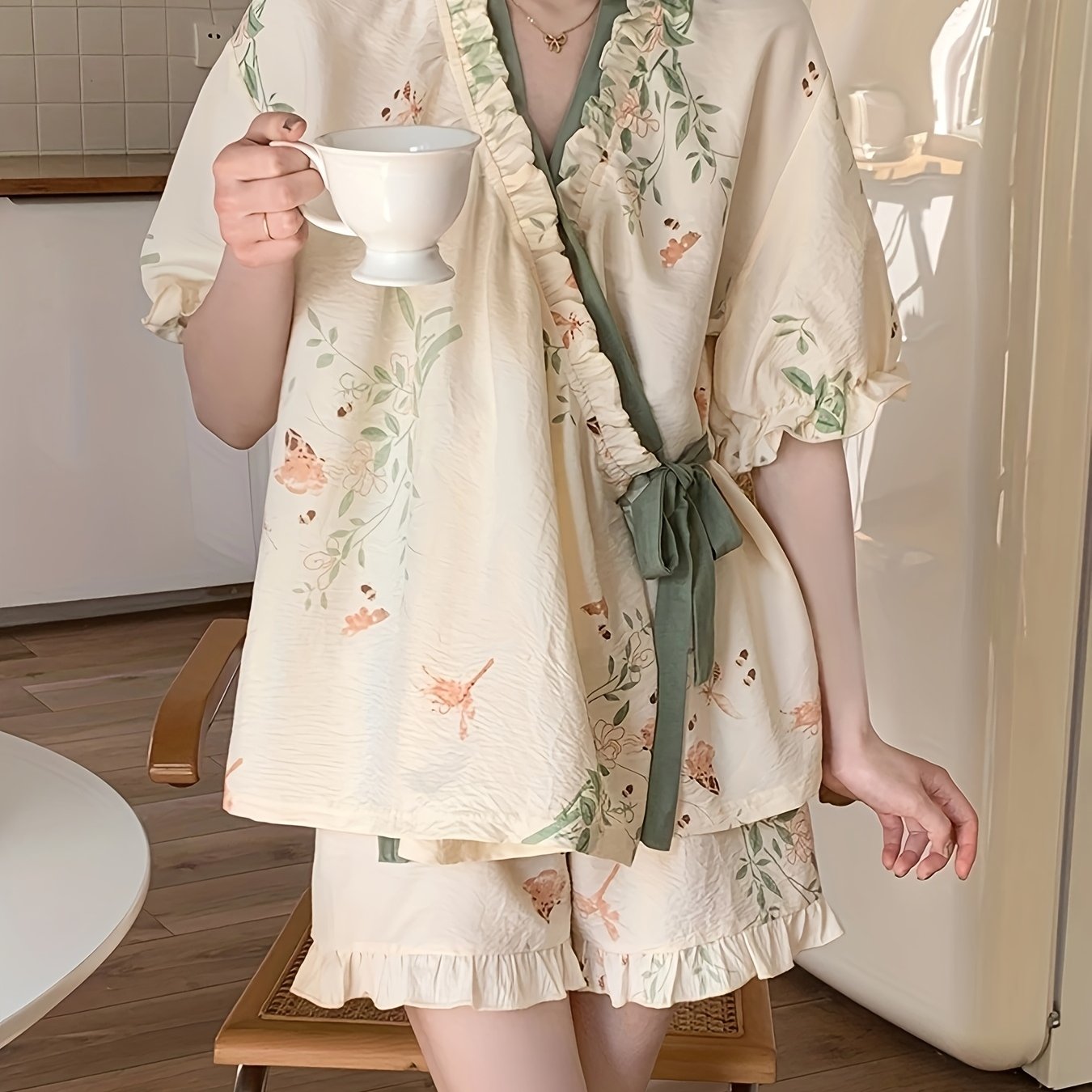 Women's Sleepwear Short Sleeve Summer Loose Lounge Set Plus Size