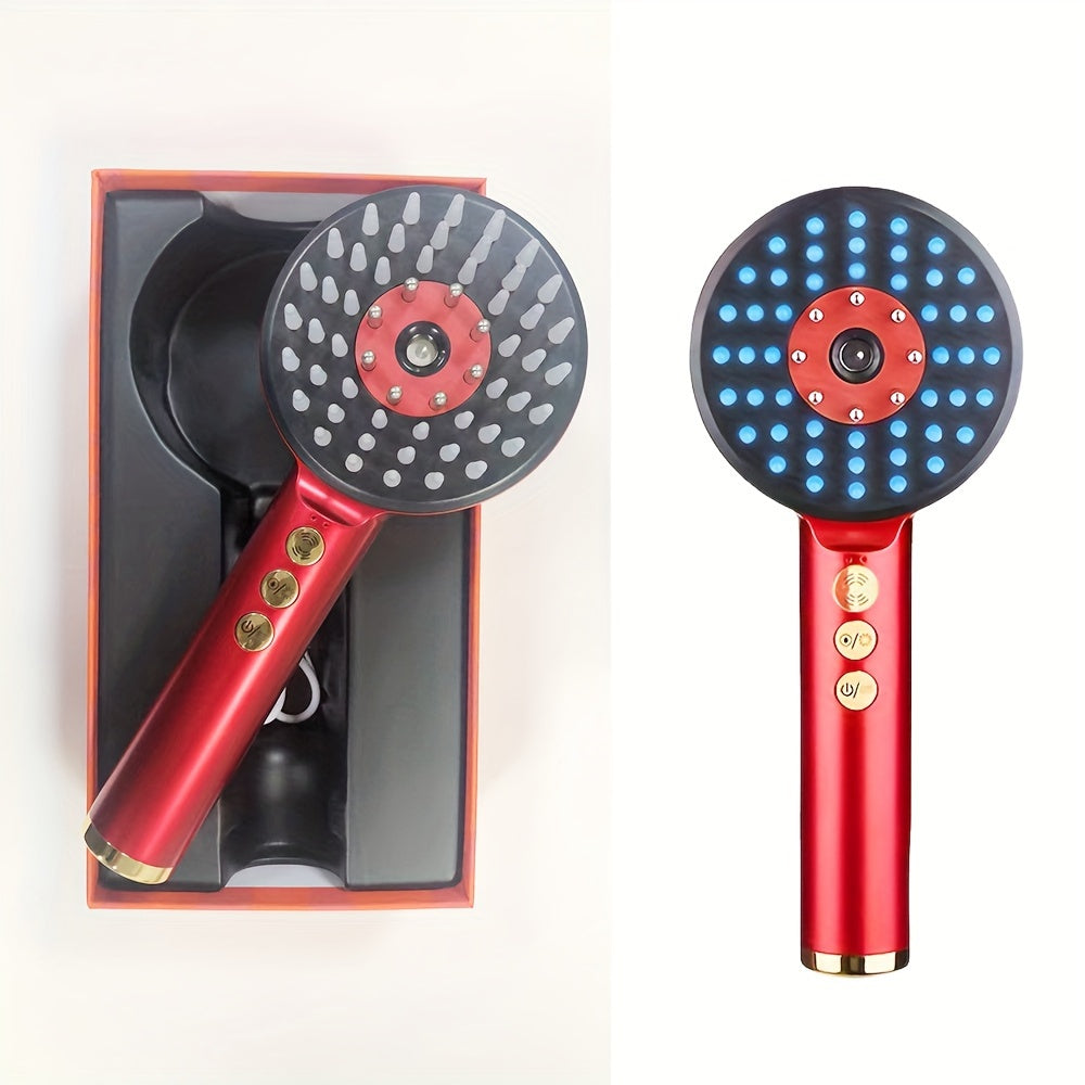 Portable Electric Scalp Massager with Spray Function Rechargeable Head Relief Hair Nourishment