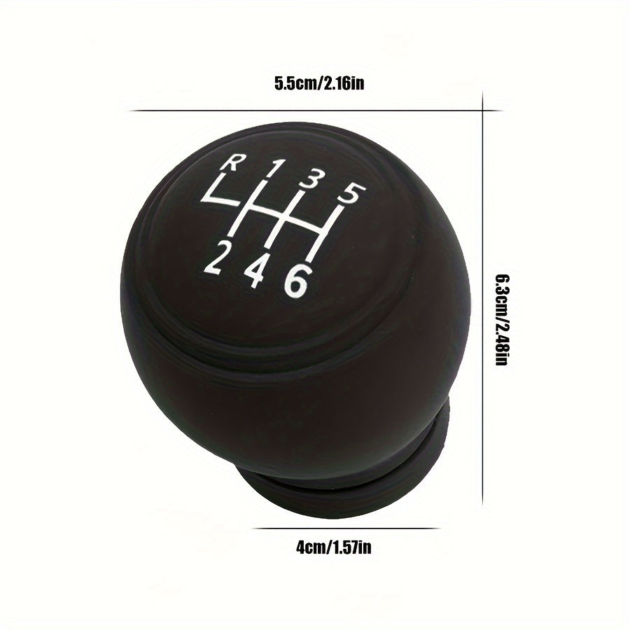 Silicone Gear Shift Knob Cover Non-Slip Black White Auto Accessory