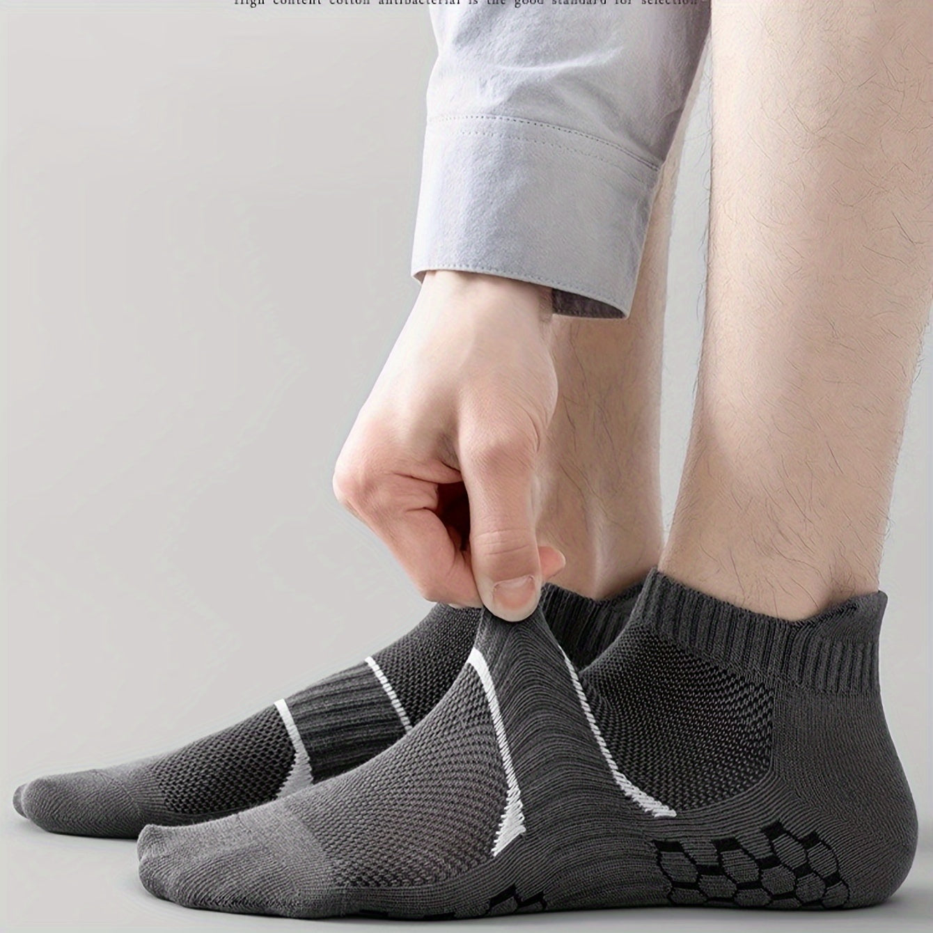 Men's Athletic Socks 6 Pairs Lightweight Breathable Summer Running Outdoor Unisex