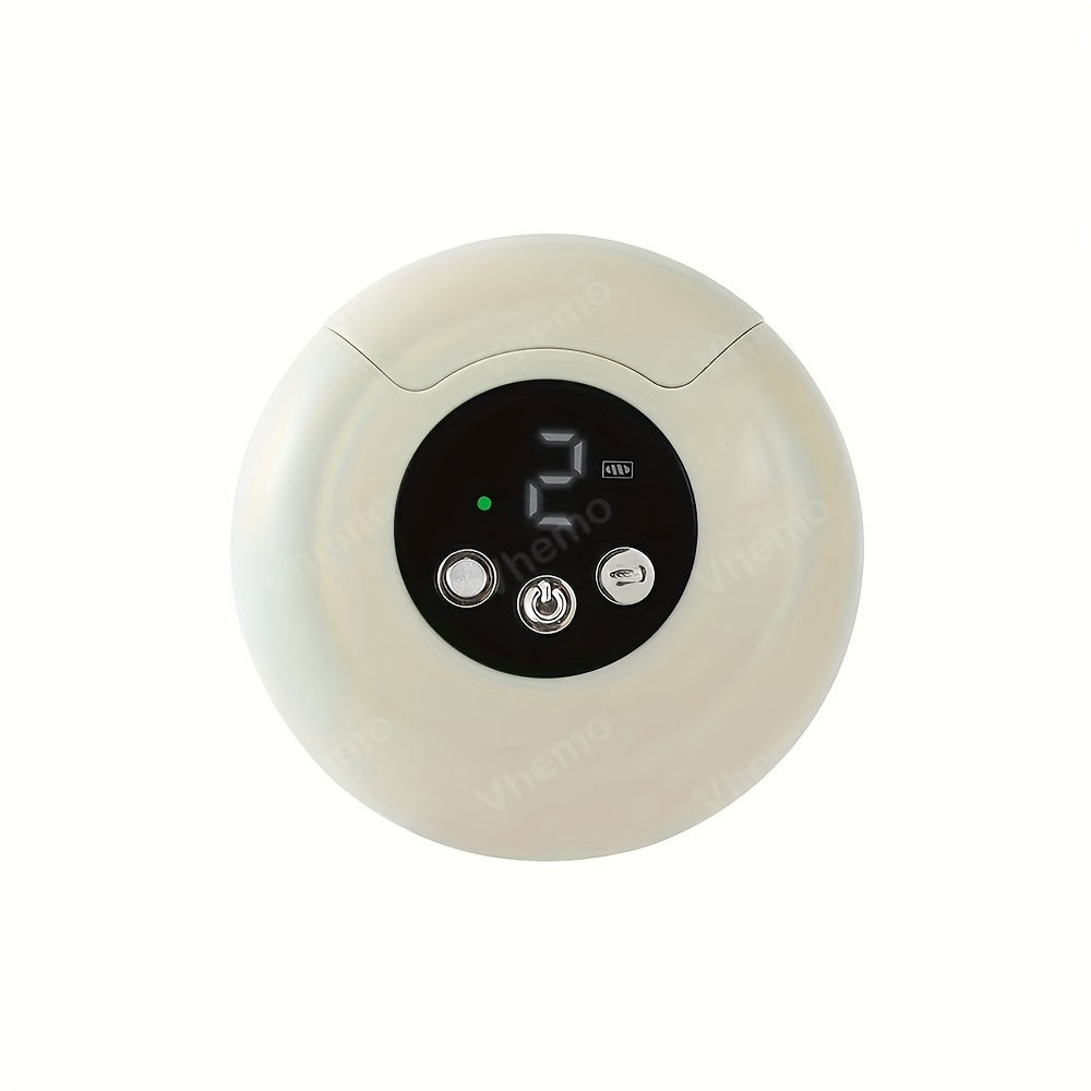 2-in-1 Electric Nail Clippers with LED Light USB Rechargeable Manicure and Nail Art Tool