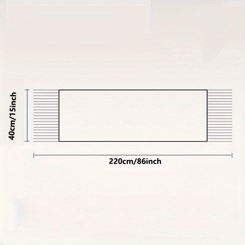 Cozy Striped Chunky Scarf for Couples Warm Windproof Autumn Winter Polyester Shawl