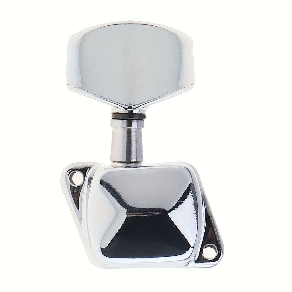 6 Semi-Closed Alloy Guitar Tuning Pegs for Folk Guitar