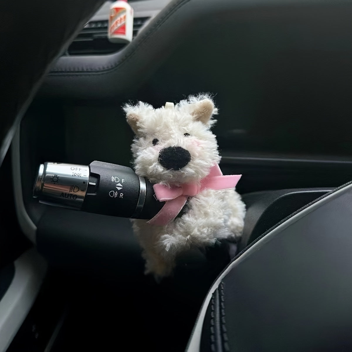 Unisex Fabric Plush Puppy Car Decor Soft Dashboard Accessories