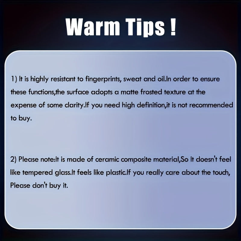 Ceramic Screen Protectors for Samsung Galaxy S21 S20 Ultra Plus Note 10 Plus