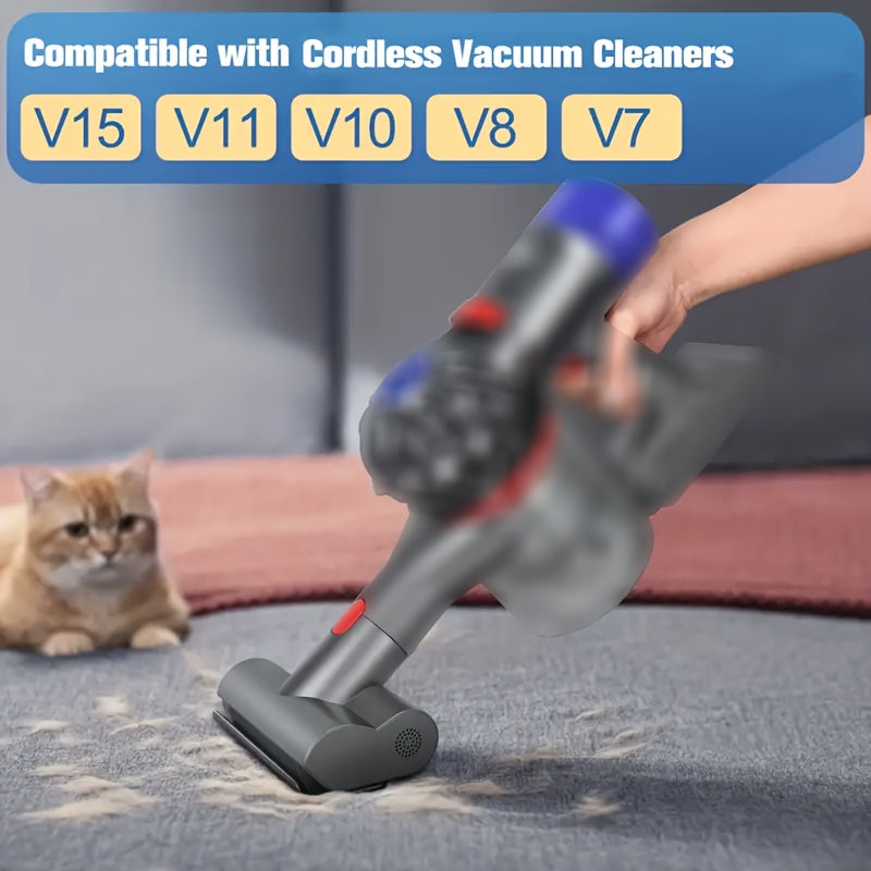 Mini Motorized Brush Tool Head for V Series Vacuums, Carpet and Sofa Cleaner