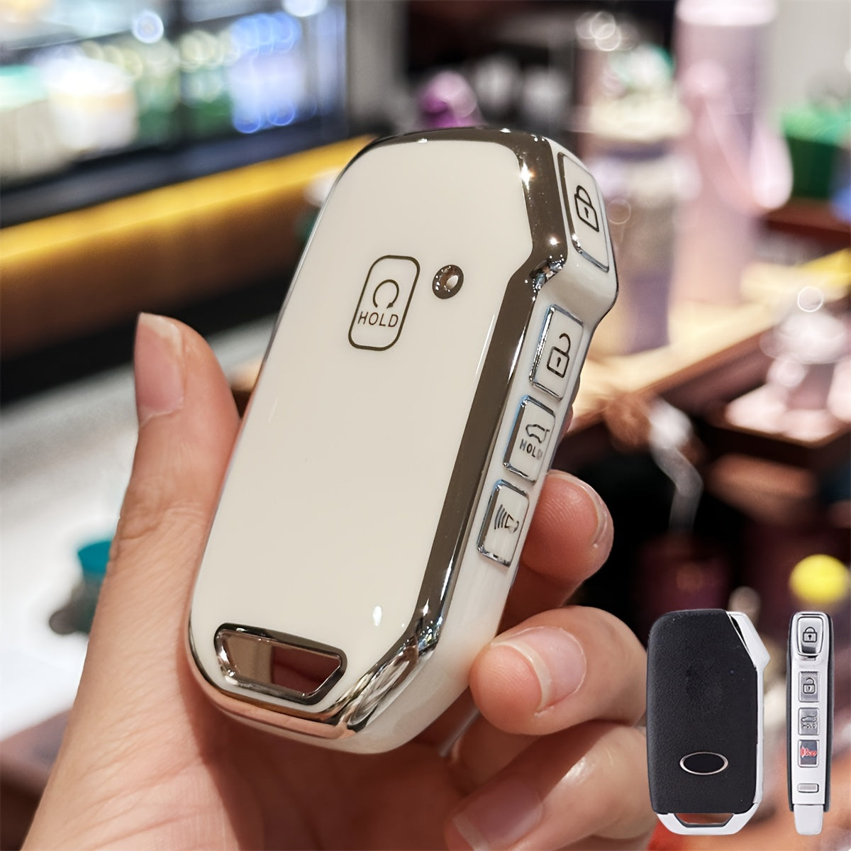 Soft TPU Key Fob Cover for Car Key Protector Skin for SUV Sedan Accessory