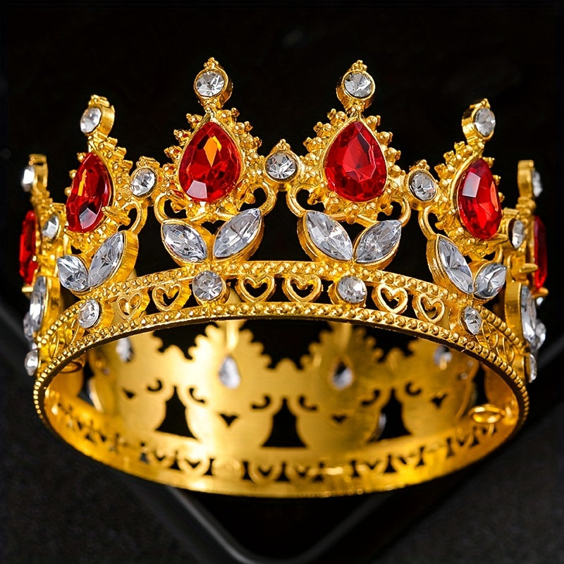 Nayrangli to'y soati uchun nafis to'y qiroli tiara, soch aksessuari