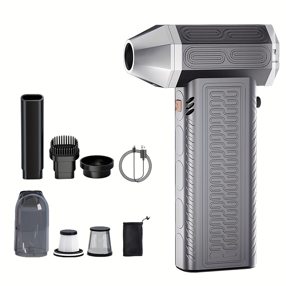 Мини-турбо-ветряная сушилка для волос с USB-зарядкой, портативная, для путешествий, автомобиля, внутри и снаружи