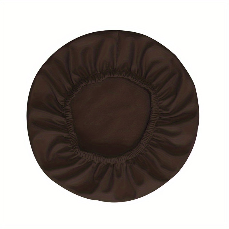 Waterproof Elastic PU Leather Stool Cover for Bar and Salon Small Round Seats