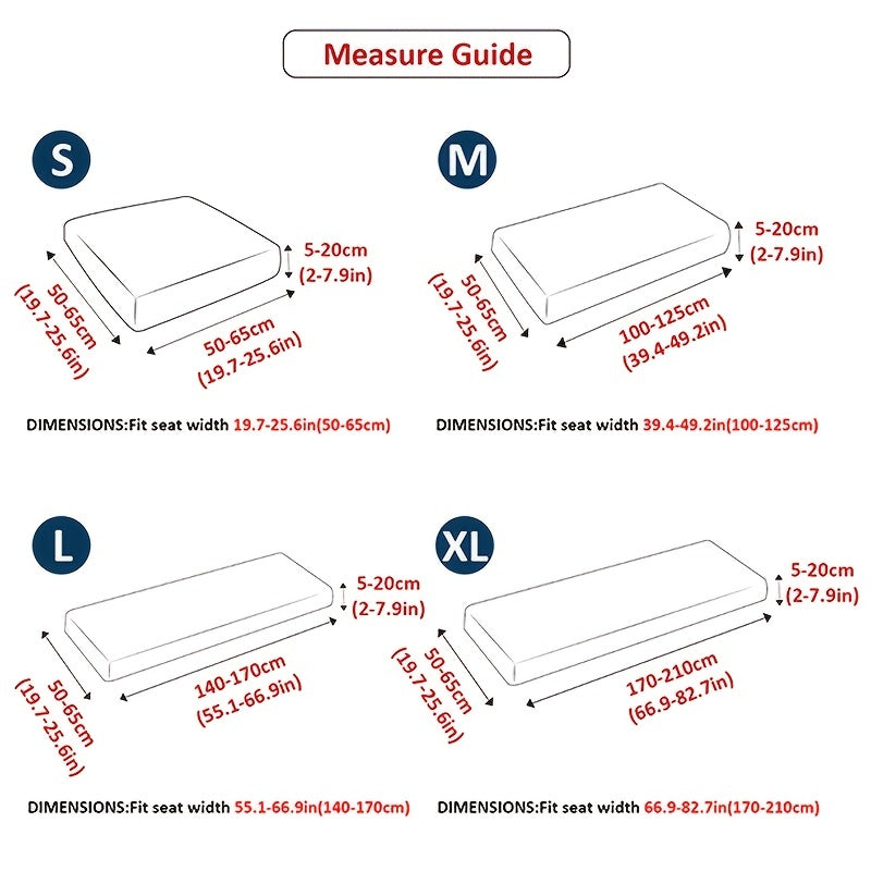 Klassik cho'ziladigan divan qoplamasi, armchair'dan bo'lak divanlargacha mos keladigan elastik lenta slipcover, mashinada yuviladigan polyester va spandeks aralashmasi, bitta o'rindiqdan to'rt o'rindiqli divanlargacha mos keladi.