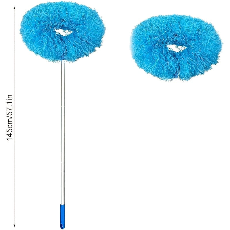 Tuzatiladigan Polka bilan Mikrotozalovchi Shift Ventilyatori, Mebel tozalash uchun Moslashuvchan Burchak, Yashash xonasi, Raflar, Derazalar va Yuqori Joylar. Elektr energiyasi talab qilinmaydi.