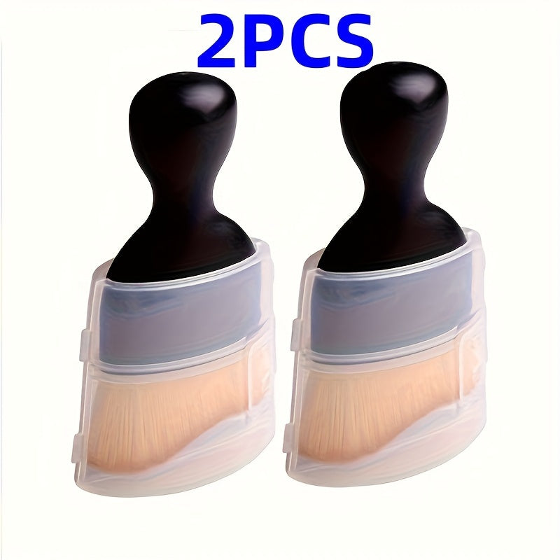 Paquete de 2 cepillos de limpieza para ventilación de coche de cerdas suaves, material PP, eliminación de polvo
